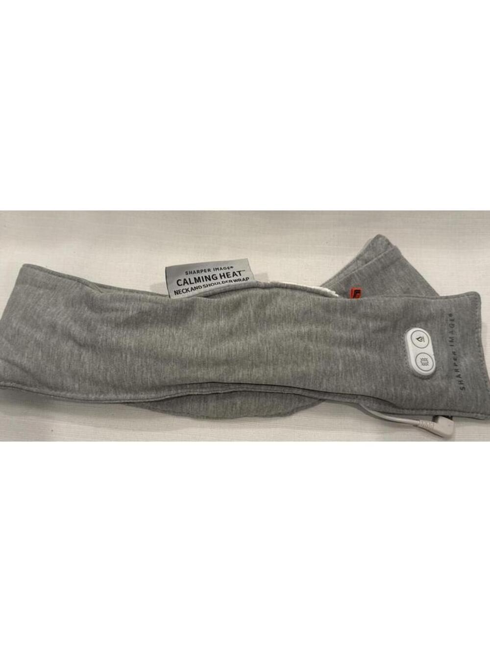 Sharper Image Calming Heat Neck and Shoulder Wrap Gray